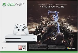 Xbox One S - Consola 1 TB + Sombras De Guerra + Game Pass (1M)